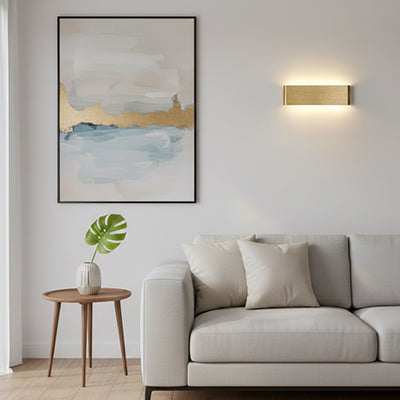 applique murale bois au salon