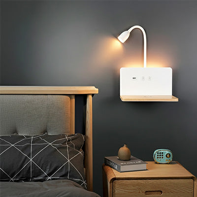 applique mural chambre eclaire lit