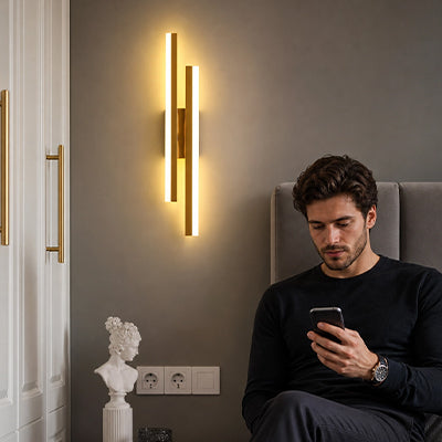 applique murale pour salon eclaire homme