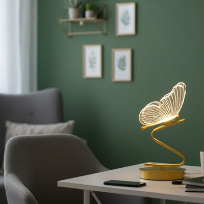 lampe a poser couleur or
