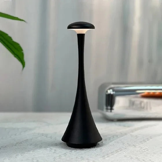 lampe champignon design noir