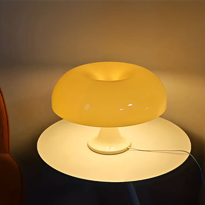 lampe champignon jaune