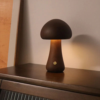 lampe champignon marron