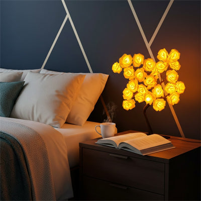 lampe de chevet jaune chevet du lit