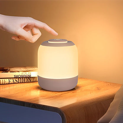 lampe de chevet tactille allumer sur table