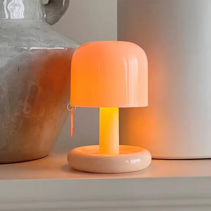 lampe sunset poser proche vase