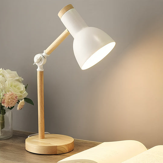 lampes a poser blanc sur table