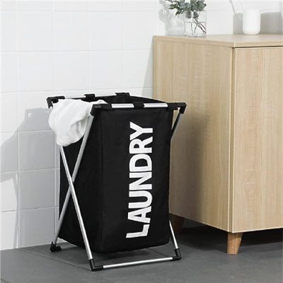 porte panier a linge noir