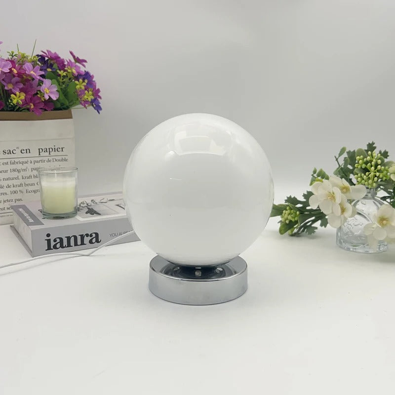 sunset lamp blanc sur table