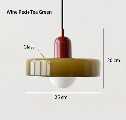 suspension luminaire chambre vert